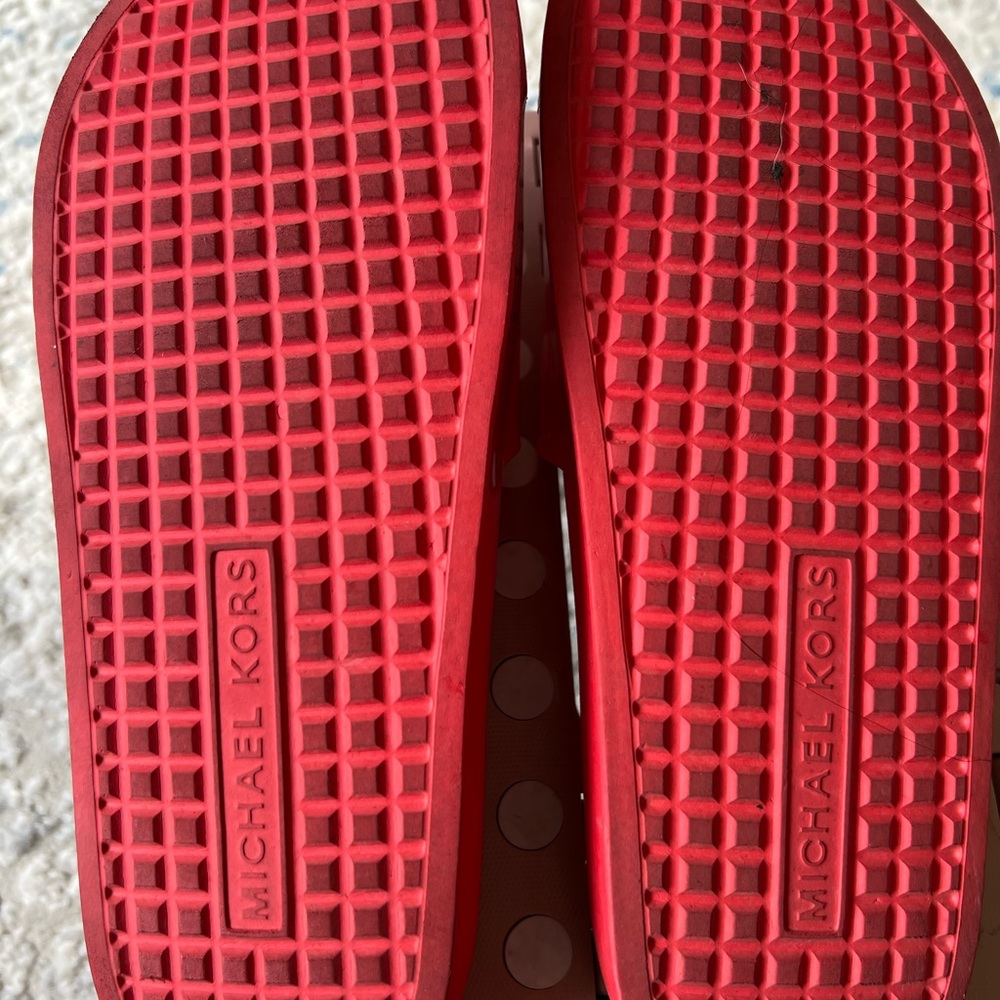 Michael Kors penny Logo rubber Slide Sandals - Picture 4 of 4